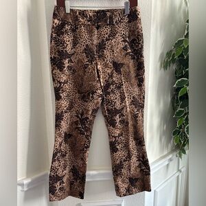Harold's Brown and Black Patterned Pants